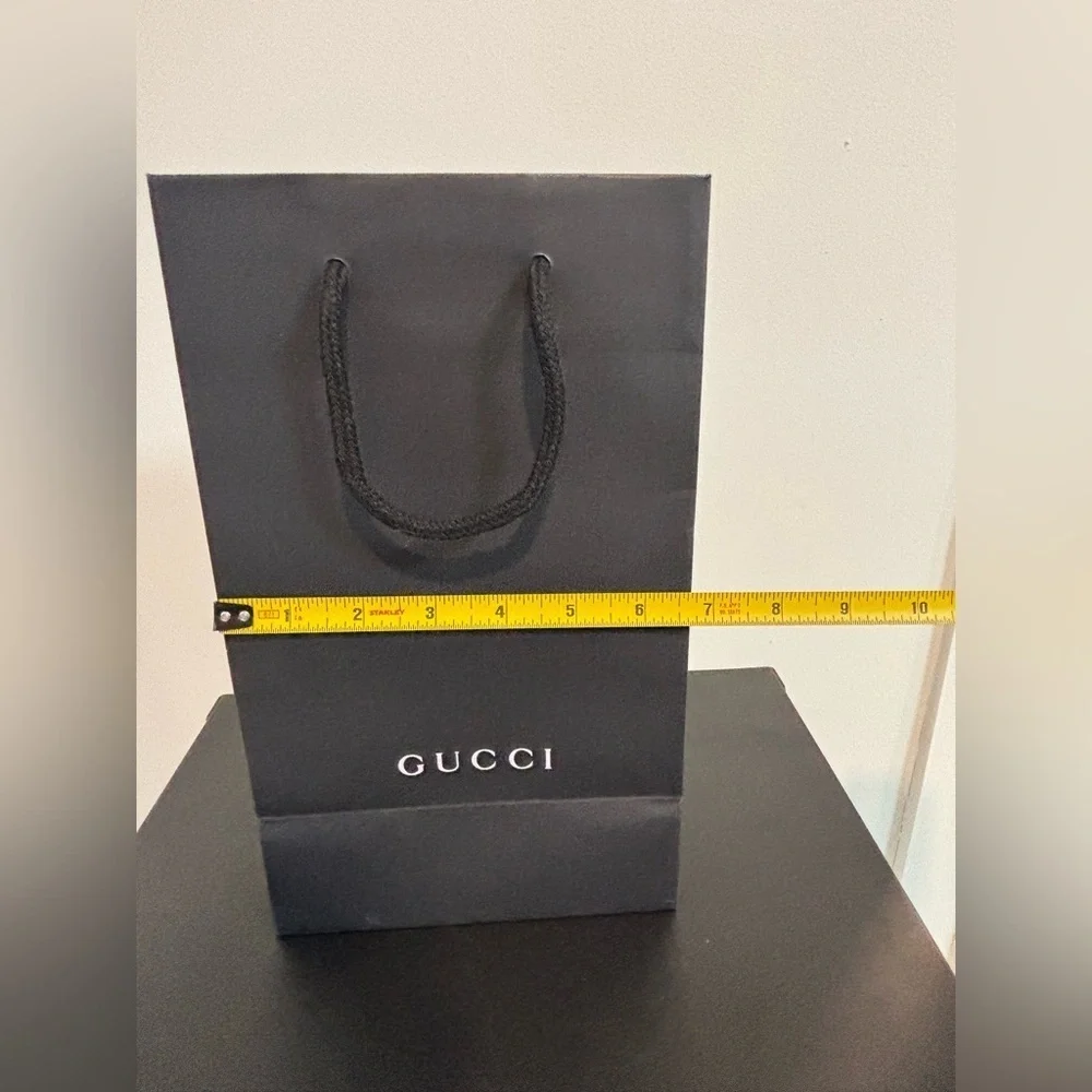 Gucci black gift bag